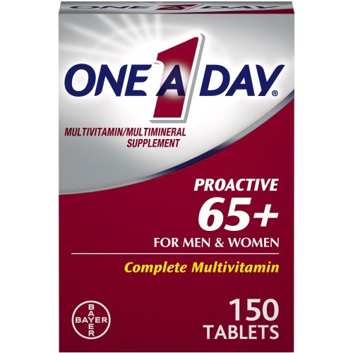 One A Day Proactive 65+ Multivitamin Tablets for Men and Women; 150 Count One A Day Proactive 65+ Multivitamin Tablets for Men and Women; 150 Count