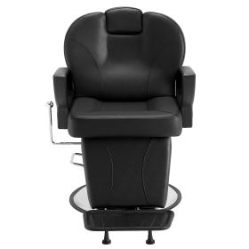 VEVOR Salon Chair, Hydraulic Recliner Barber Chair for Hair Stylist, 360 Degrees Swivel 90°-130° Reclining Salon Chair for Beauty Spa Shampoo