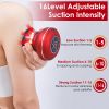 Cupping Therapy Massager With Red Light Heat Therapy 16Level Temperature Suction Cellulite Remover Massager Vacuum Therapy Machine Portable Cupping Sc