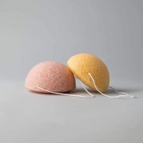 Konjac Sponge (Duo) (Sponge 2 Type: Activated Charcoal, Sponge 1 Type: Activated Charcoal)