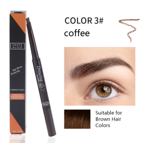 Dual-ended eyebrow pencil (Color: Coffee)