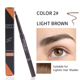 Dual-ended eyebrow pencil (Color: Light brown)