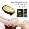 LINDAIYU Barberology Massager Cordless Electric Fascia Gun Body Vibration Head Exercising Fitness Relaxation Handheld USB Charge