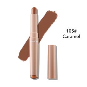 New Monochrome Lipstick Eyeshadow Stick Makeup (Option: 105Caramel)